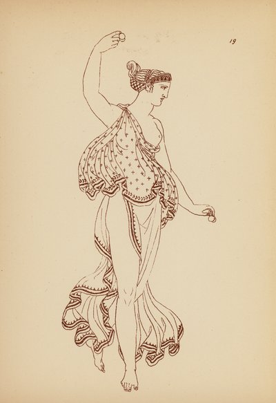 Costume Femminile Greco Antico da John Moyr Smith