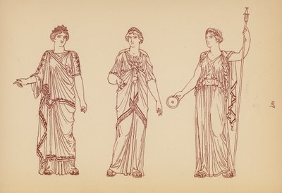 Costume Femminile Greco Antico da John Moyr Smith