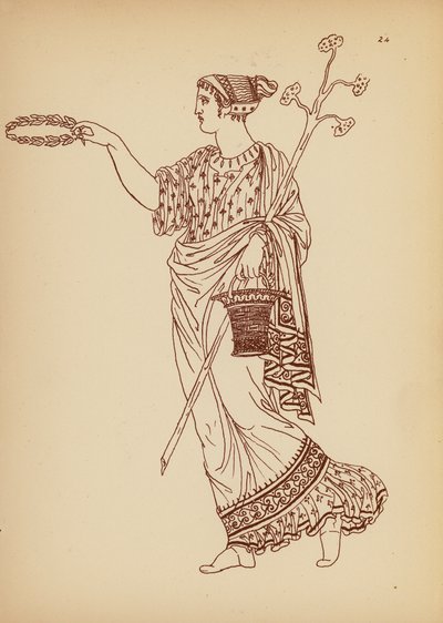 Costume Femminile Greco Antico da John Moyr Smith