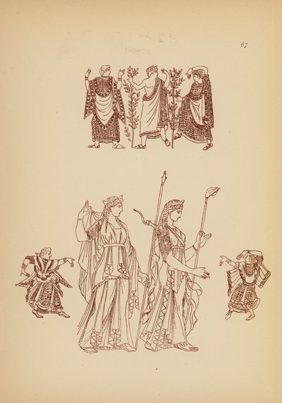 Costume Femminile Greco Antico da John Moyr Smith