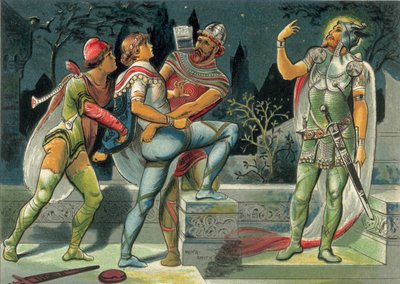 Amleto e il fantasma di suo padre da John Moyr Smith