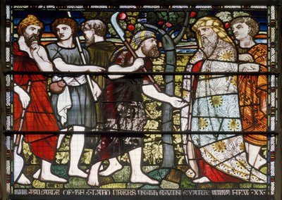 Abbazia di Paisley, Cottire & Co, attribuito a John Moyr Smith, Lavoratori nella Vigna, 1873 da John Moyr attr.to Smith