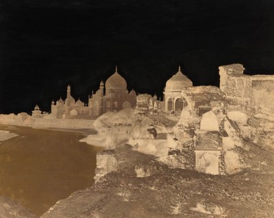 Taj Mahal da est, c. 1858-1862 (foto) da John Murray
