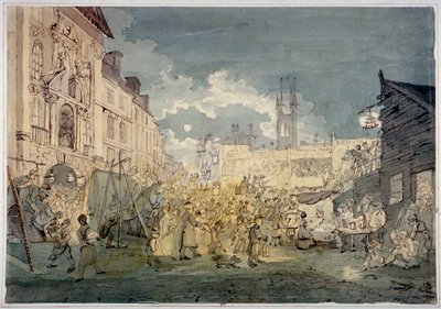 Fiera di San Bartolomeo, West Smithfield, Città di Londra da John Nixon