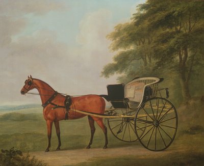 Un baio attaccato a un Tilbury da John Nott Sartorius