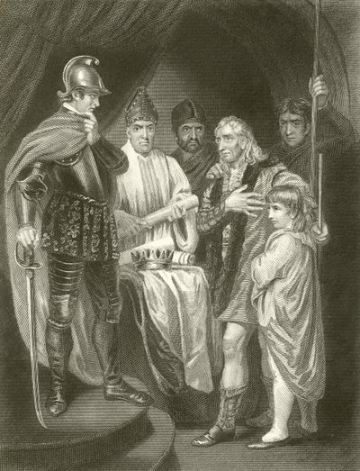 Balliol che cede la sua corona a Edoardo I da John Opie