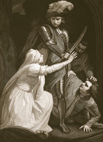La cattura di Mortimer, inciso da J. Fittler, illustrazione da 
