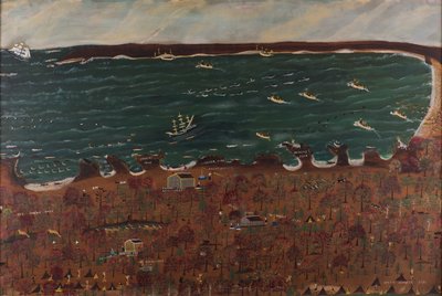Accampamento indiano a Marblehead, 1920-28 da John Orne Johnson Frost
