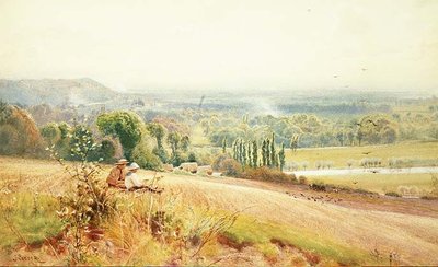 Vista da Hedsor Hill sul Tamigi vicino a Cookham da John Pedder