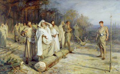 Fissare il Sito di un Altare Cristiano Primitivo da John Pettie