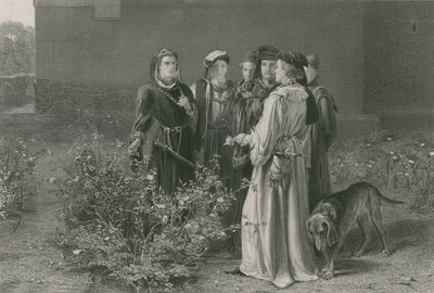 La scena nel giardino del tempio, Re Enrico VI, Prima Parte da John Pettie