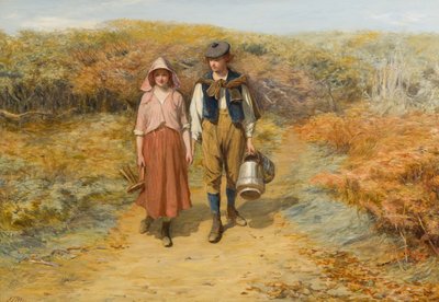 Ai campi portavo i suoi secchi da mungitura da John Pettie