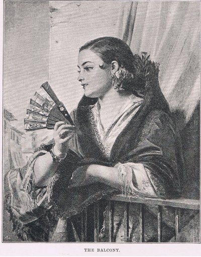 Il balcone, da The Magazine of Art 1893, Cassell and Company da John Phillip