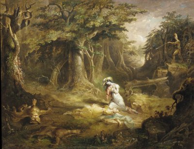 Il Salvataggio di Leatherstocking da John Quidor