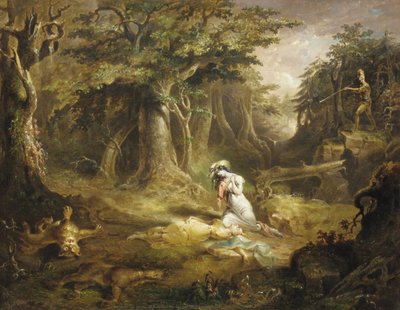 Il salvataggio di Leatherstocking, 1832 da John Quidor