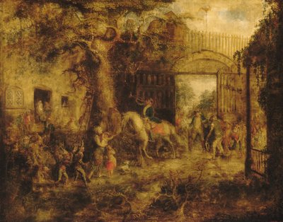 La porta di Wall Street di Stuyvesant Vigilante, 1863 da John Quidor