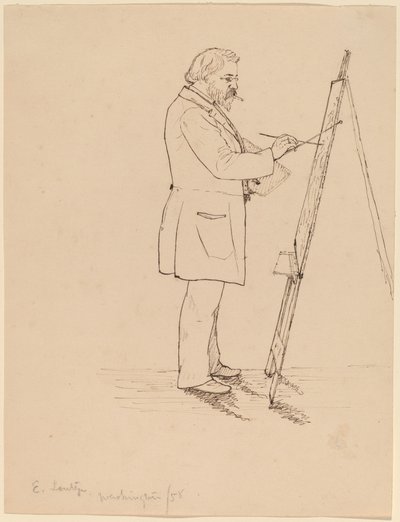 Schizzo - Emanuel Leutze da John Quincy Adams Ward