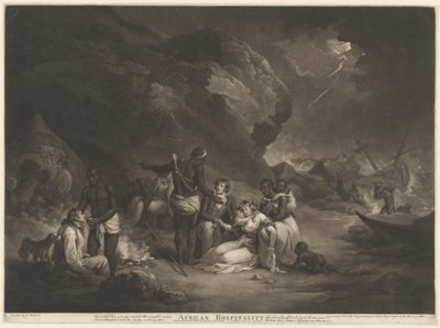 Ospitalità Africana, 1791 da John Raphael Smith