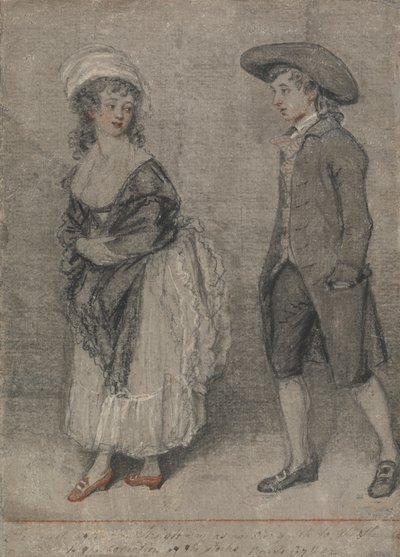 Egli la Segue Subito come un Bue va al Macello (Proverbi, Capitolo VII, Verso 22) da John Raphael Smith