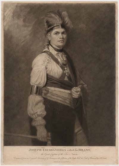 Joseph Tayadaneega detto Brant, il grande capitano delle Sei Nazioni da John Raphael Smith