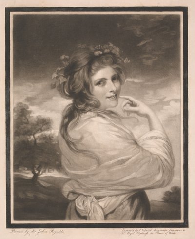 Lady Hamilton come baccante da John Raphael Smith
