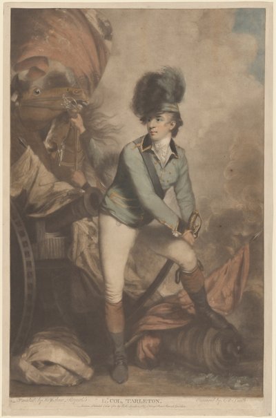 Tenente colonnello Tarleton da John Raphael Smith