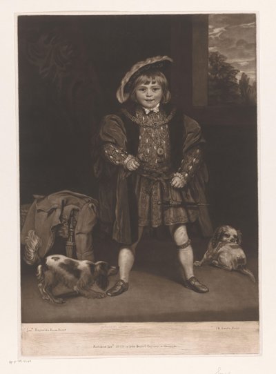 Ritratto di John Crewe da bambino da John Raphael Smith