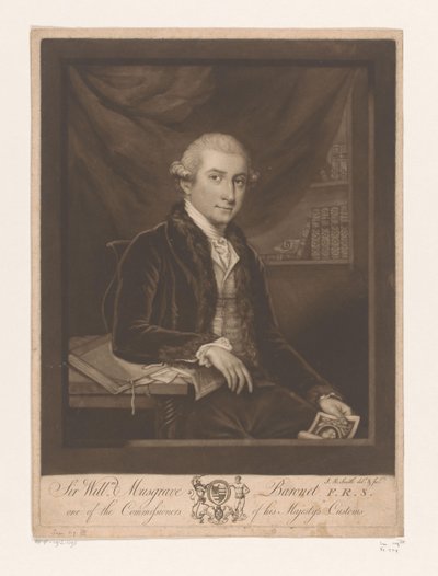 Ritratto di William Musgrave da John Raphael Smith