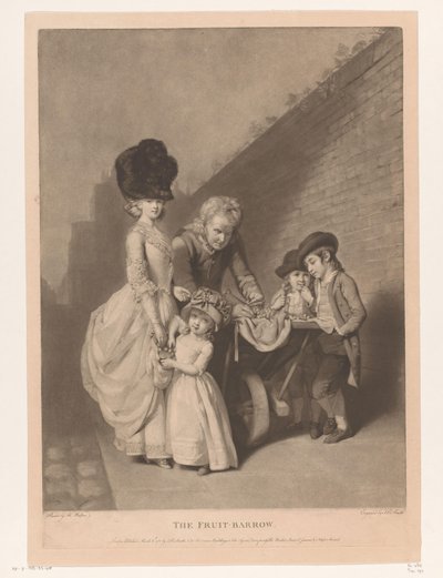 Ritratto di una famiglia, forse la famiglia Walton da John Raphael Smith