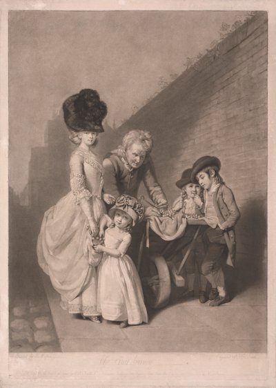 La carriola della frutta da John Raphael Smith
