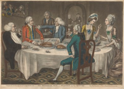 Il figliol prodigo festeggiato al suo ritorno (1 di 5) da John Raphael Smith