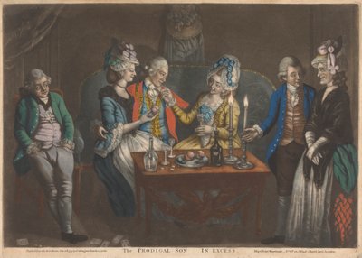 Il Figliol Prodigo in Eccesso (1 di 5) da John Raphael Smith