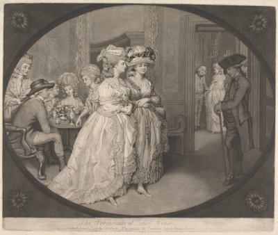 La Passeggiata a Carlisle House da John Raphael Smith