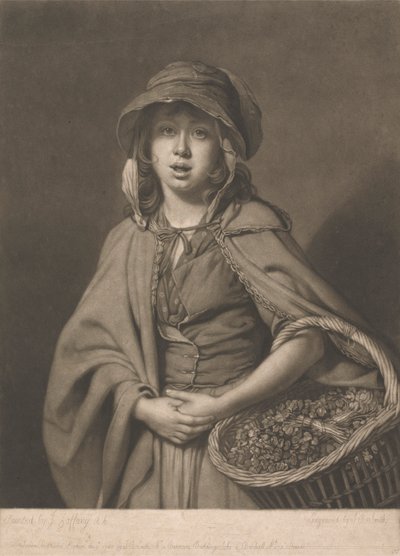 La ragazza del crescione da John Raphael Smith