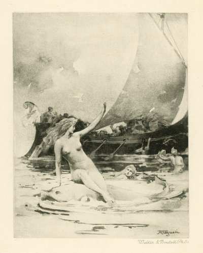 Illustrazione per le poesie di Catullo da John Reinhard Weguelin