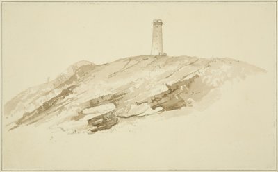 Faro su Flat Holm da John Reverend Eden