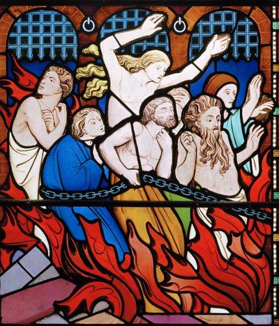 I Dannati (dettaglio da Il Giudizio Universale) da John Richard Clayton