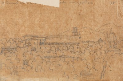 Un convento a La Cava vicino a Vietri, 22 settembre da John Robert Cozens