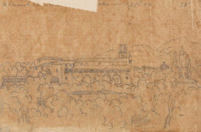 Un convento a La Cava, vicino a Vietri, 22 settembre da John Robert Cozens