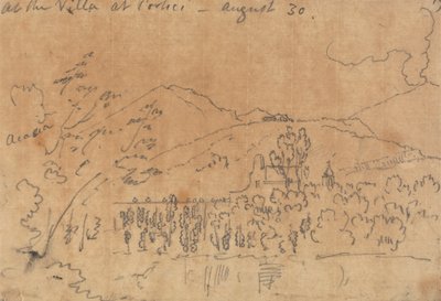 Alla villa di Portici, 30 agosto da John Robert Cozens