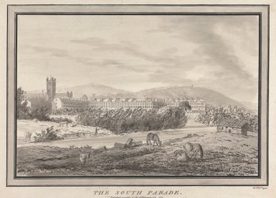 Bath: The South Parade da John Robert Cozens