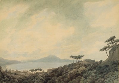 Baia di Napoli da Capodimonte da John Robert Cozens