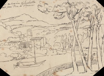 Tra Ambrogiana e La Lastra da John Robert Cozens