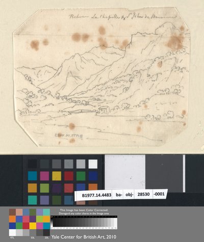 Tra La Chapelle e St. John de Maurienne da John Robert Cozens