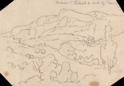 Tra Saint-Thibaud-de-Couz e Chambery da John Robert Cozens
