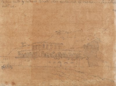 Cassino costruito dal cardinale Spinelli da John Robert Cozens