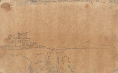 Castello del Granatello, Portici, 23 agosto da John Robert Cozens