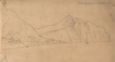 Costa di Genova verso Lerici da John Robert Cozens