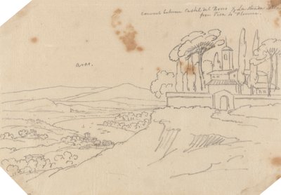 Convento Tra Castel del Bosco e La Strada Scala da John Robert Cozens