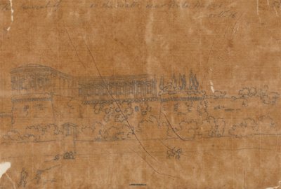 Convento vicino a Ponte Nuovo, 16 ottobre da John Robert Cozens
